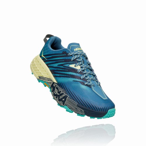 Hoka One One SPEEDGOAT 4 Trail Running Shoes For Women India Blue IN-7890